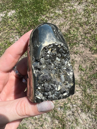 Pyrite Semi-Polished Free Form | Brazil