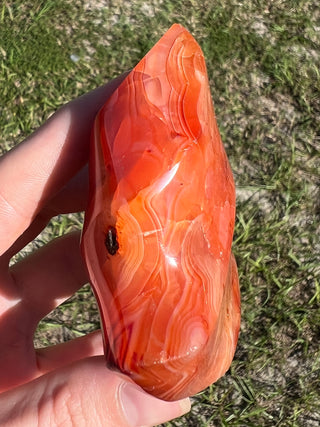 Carnelian Agate Flame | Red Agate from Madagascar