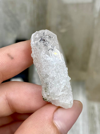 Danburite Raw Crystal Termination | Caracas, Mexico from Curious Muse Crystals Tagged with clear, crown chakra, Crystal healing, danburite, hide-notify-btn, pink, raw, raw crystal