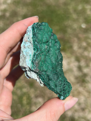 Malachite Botryoidal Raw Specimen | Green Copper Based Crystal
