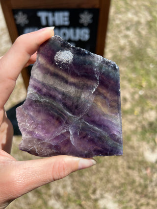 Rainbow Fluorite Slab from Mexico