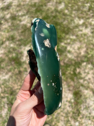 Chrome Chalcedony XL Semi-Polished Mtorolite | Zimbabwe