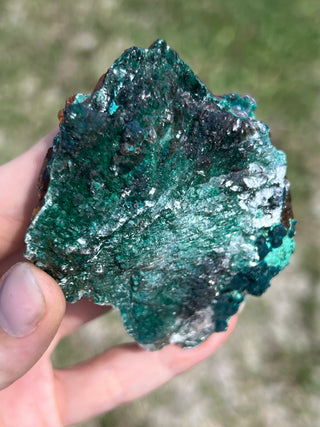 Green Rosasite with Aurichalcite Raw Specimen | Ojuela Mine, Mexico