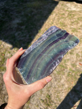 Rainbow Fluorite Slab from Mexico