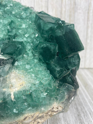 Cubic Green Fluorite with Phantoms | Madagascar from Curious Muse Crystals Tagged with crystal energy, cubic, fluorescence, fluorite, green, hide-notify-btn, madagascar, reiki healing