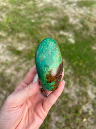 Peruvian Turquoise Freeform | Dark Green