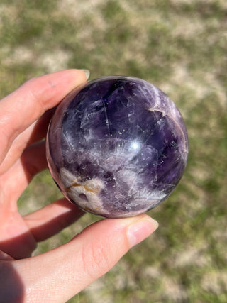 Amethyst Chevron Sphere | Brazil