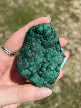 Malachite Botryoidal Raw Specimen | Green Copper Based Crystal