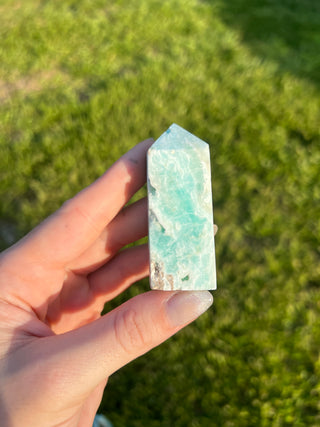 Blue Aragonite Tower | Caribbean Calcite Tower