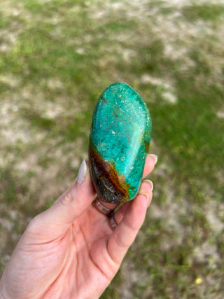 Peruvian Turquoise Freeform | Dark Green