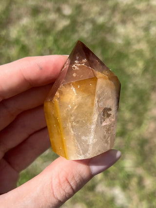 Dreamcoat Lemurian Generator | Polished Brazilian Tower Crystal