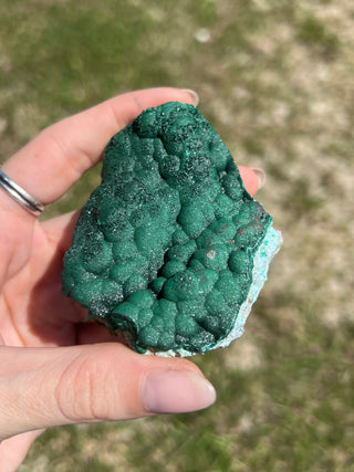 Malachite Botryoidal Raw Specimen | Green Copper Based Crystal