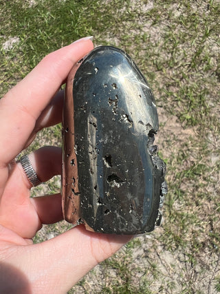 Pyrite Semi-Polished Free Form | Brazil