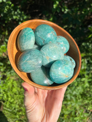 Amazonite Palm Stone | Madagascar
