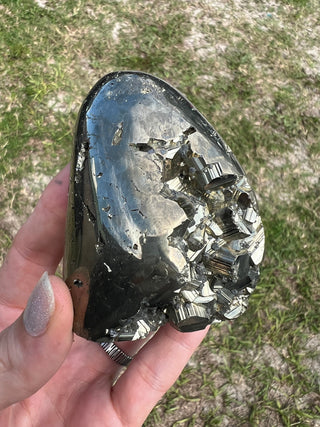 Pyrite Semi-Polished Free Form | Brazil