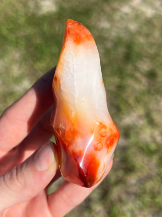 Carnelian Agate Flame | Red Agate from Madagascar