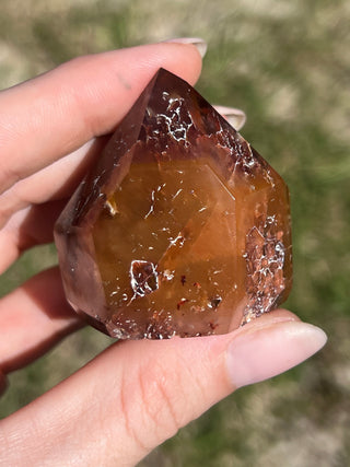 Dreamcoat Lemurian Generator | Polished Brazilian Tower Crystal