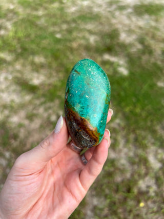 Peruvian Turquoise Freeform | Dark Green