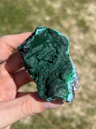 Malachite Botryoidal Raw Specimen | Green Copper Based Crystal