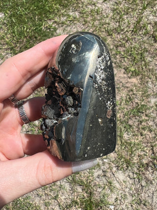 Pyrite Semi-Polished Free Form | Brazil