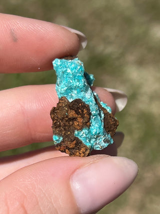 Rosasite with Aurichalcite Raw Specimen | Ojuela Mine, Mexico