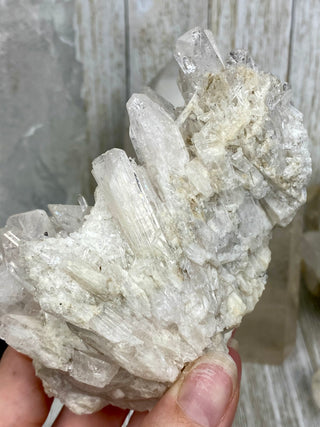 Danburite Raw Crystal Large Cluster | Caracas, Mexico from Curious Muse Crystals Tagged with clear, crown chakra, Crystal healing, danburite, hide-notify-btn, pink, raw, raw crystal