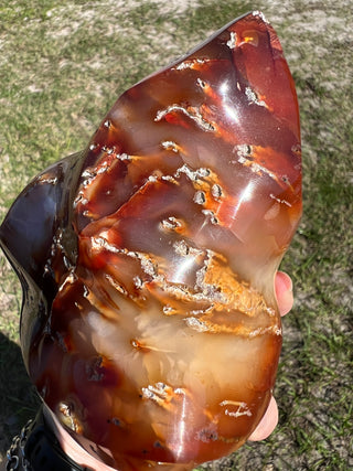 Carnelian Agate XL Flame | Red Agate from Madagascar