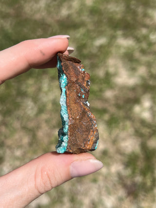 Rosasite with Aurichalcite Raw Specimen | Ojuela Mine, Mexico