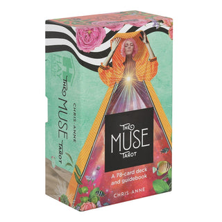 The Muse Tarot | Poetic Dreamscapes | Surrealism Art from Curious Muse Crystals Tagged with alternative tarot, astrology tarot, bright pastel art, divination tool, feminine tarot, major arcana, minor arcana, surrealism tarot, tarot deck, throat chakra, with guidebook