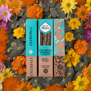 Flowers & Herbs Incense Sticks from Sagrada Madre Tagged with botanical incense, incense, Sagrada Madre, Smoke cleansing, sustainable incense