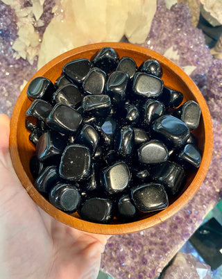 Obsidian Tumbled Stone - Protection