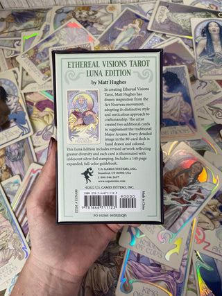 Ethereal Visions: Luna Edition Tarot Deck - Alternative Divination - Gilded Tarot Major Arcana Minor Arcana