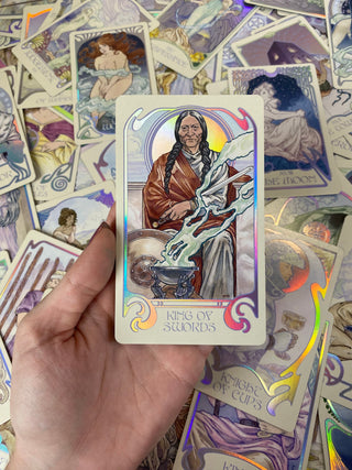Ethereal Visions: Luna Edition Tarot Deck - Alternative Divination - Gilded Tarot Major Arcana Minor Arcana