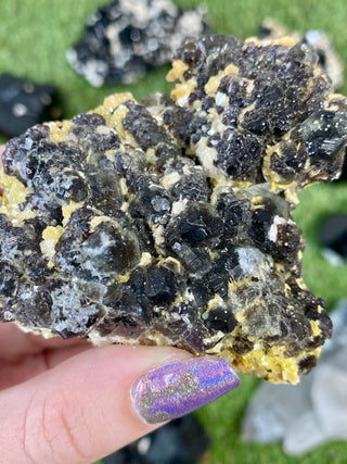 Erongo Fluorite with Tourmaline - High Grade
