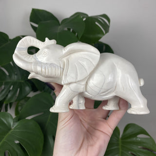 White Jade Elephant