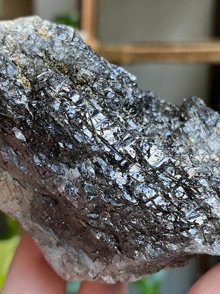 Black Tourmaline in Elestial Quartz | Brazil