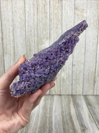Grape Agate Cluster | Botryoidal Purple Chalcedony from Curious Muse Crystals Tagged with botyroidal, chalcedony, Crystal healing, genuine crystal, grape agate, hide-notify-btn, natural mineral, purple, purple chalcedony, raw, raw mineral, reiki crys