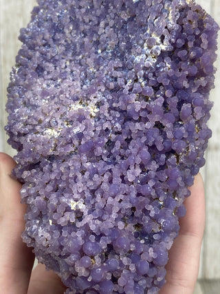 Grape Agate Cluster | Botryoidal Purple Chalcedony from Curious Muse Crystals Tagged with botyroidal, chalcedony, Crystal healing, genuine crystal, grape agate, hide-notify-btn, natural mineral, purple, purple chalcedony, raw, raw mineral, reiki crys