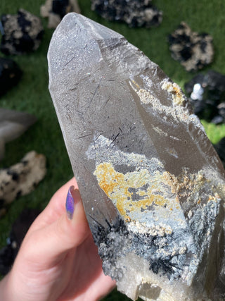 Quartz with Tourmaline from Madagascar - High Grade Collector Mineral