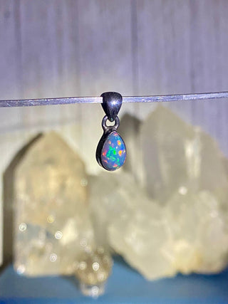 Welo Opal in Sterling Silver Pendant from Curious Muse Crystals Tagged with crystal healing, Crystal Jewelry, energy work, Ethiopian opal, flashy opal, hide-notify-btn, october crystal, opal crystal pendant, rainbow, reiki crystal, Sterling, sterling