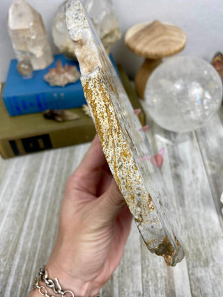 Ocean Jasper Slab | Pastel Colors from Curious Muse Crystals Tagged with Crystal healing, drusy pocket, hide-notify-btn, jasper, Madagascar mineral, mineral collection, natural mineral, ocean jasper, Orbicular jasper, peace and calming, purple, reiki