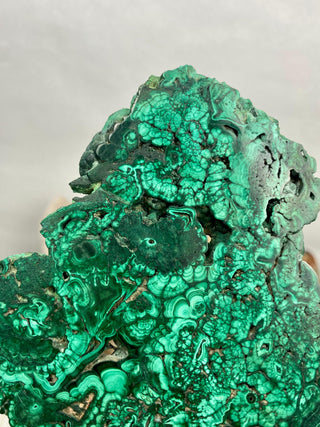 Malachite Polished Slab | Unique Patterns from Curious Muse Crystals Tagged with Copper Stone, Crystal Healing, Dark Green Stone, Genuine Crystal, green, Hearth Chakra, hide-notify-btn, high grade, Malachite, Manifestation, Mineral Collection, Natura