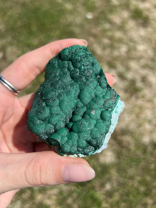 Malachite Botryoidal Raw Specimen | Green Copper Based Crystal