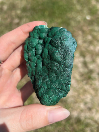 Malachite Botryoidal Raw Specimen | Green Copper Based Crystal