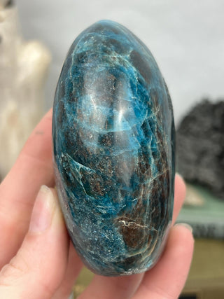 Blue Apatite and Garnet Freeform | Crystal Display