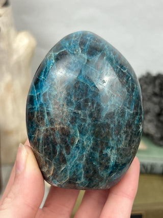 Blue Apatite and Garnet Freeform | Crystal Display