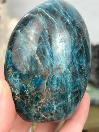 Blue Apatite and Garnet Freeform | Crystal Display