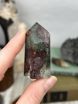 Chlorite and Lithium Phantom Quartz Tower | Brazil