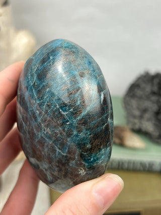Blue Apatite and Garnet Freeform | Crystal Display