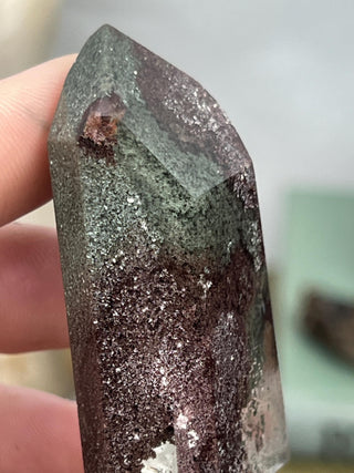 Chlorite and Lithium Phantom Quartz Tower | Brazil